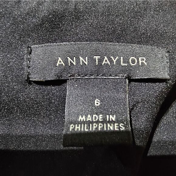ANN TAYLOR Tweed Square Neck Dress - Size 6 - Picture 6 of 7